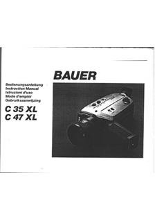 Bauer C 47 XL manual. Camera Instructions.
